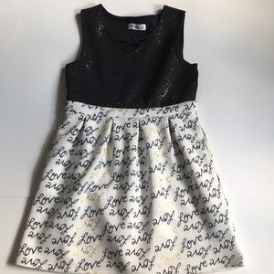 Girl’s EPIC THREADS Sleeveless Sparkly Love Dress